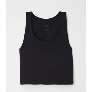 Girlfriend Collective Black Bella Scoop Tank